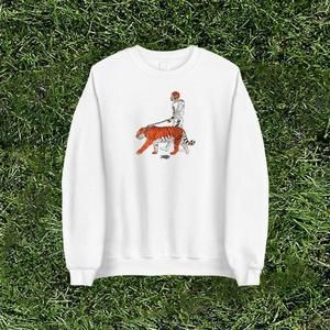 Joe Burrow Bengals White Graphic Sweatshirt